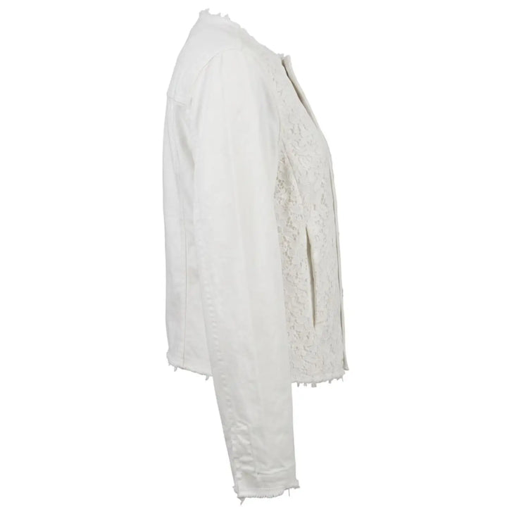 Mr&amp;mrs Italy White Cotton Women Jacket
