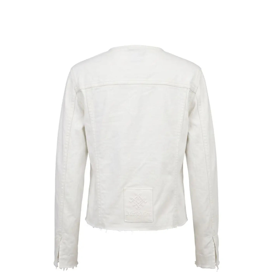 Mr&amp;mrs Italy White Cotton Women Jacket