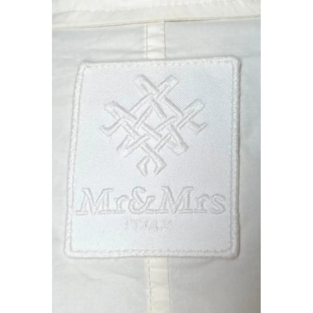 Mr&amp;mrs Italy White Cotton Women Shirt