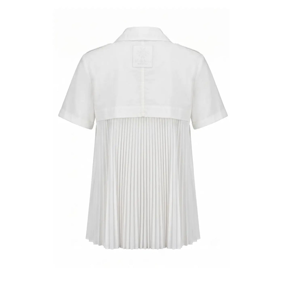 Mr&amp;mrs Italy White Cotton Women Shirt