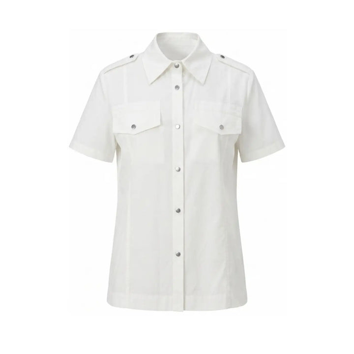 Mr&amp;mrs Italy White Cotton Women Shirt