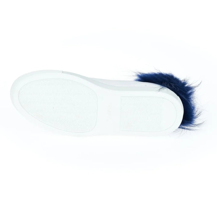 Mr&amp;Mrs Italy White Lamb Leather Women Sneaker