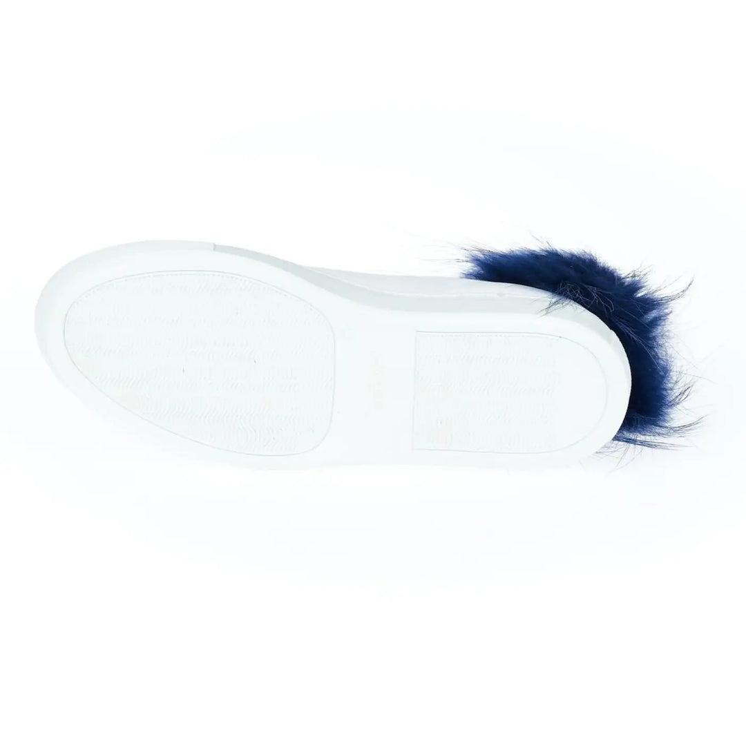 Mr&amp;Mrs Italy White Lamb Leather Women Sneaker