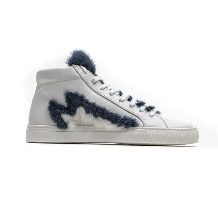Mr&amp;Mrs Italy White Leather Women Sneaker
