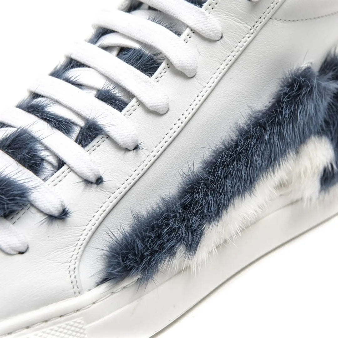 Mr&amp;Mrs Italy White Leather Women Sneaker