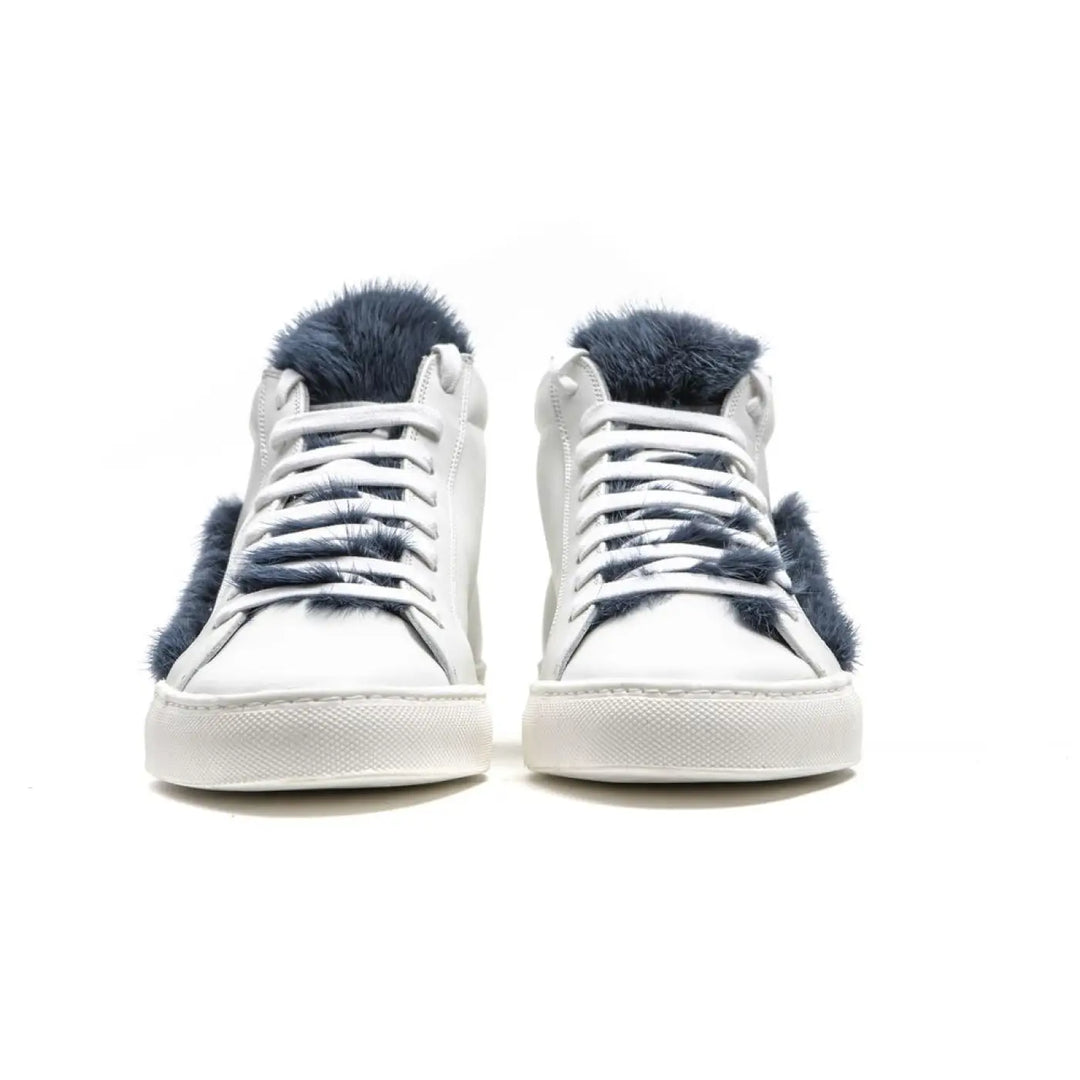 Mr&amp;Mrs Italy White Leather Women Sneaker