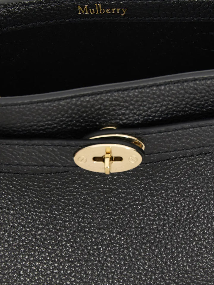 Women’s Mulberry Black Calfskin Crossbody Bag