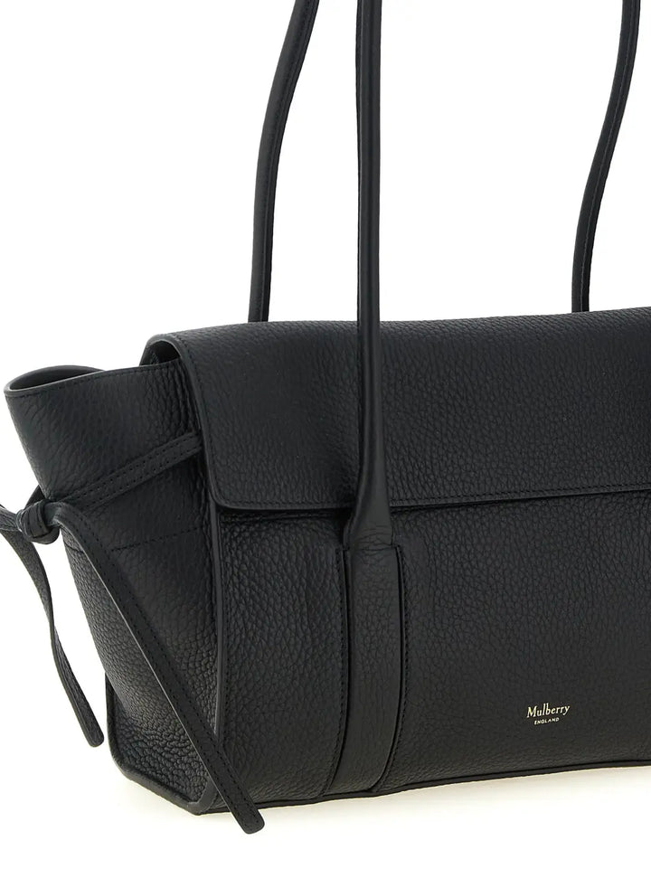 Women’s Mulberry Black Calfskin Shoulder Bag
