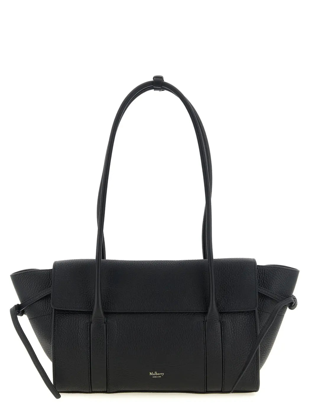 Women’s Mulberry Black Calfskin Shoulder Bag
