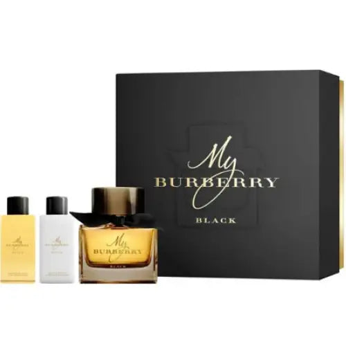 Indulge in Seductive Burberry Black: Luxurious 3-Piece Gift Set! Women’s Sets