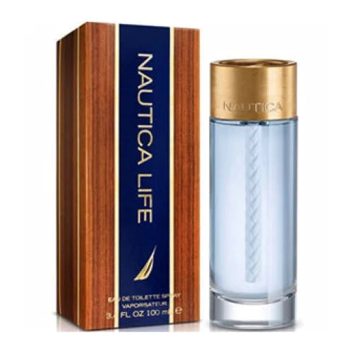 Nautica Life Cologne Fresh Aquatic Scent with Wood and Spice for Men Men’s