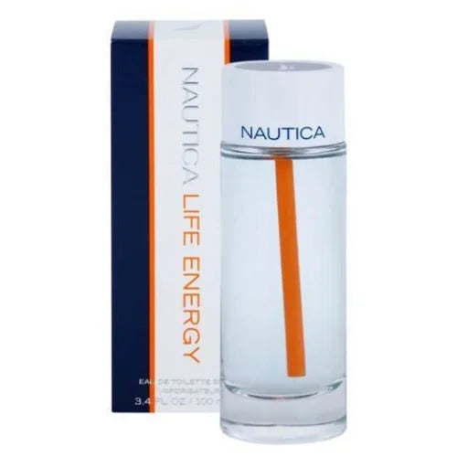 Nautica Life Energy Eau with Sea Notes Mixed and Woody Musk Men’s Cologne