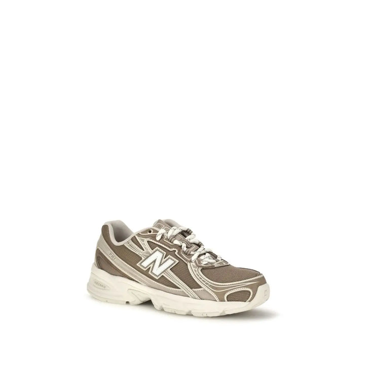 New Balance Beige Nylon Athletic Sneakers