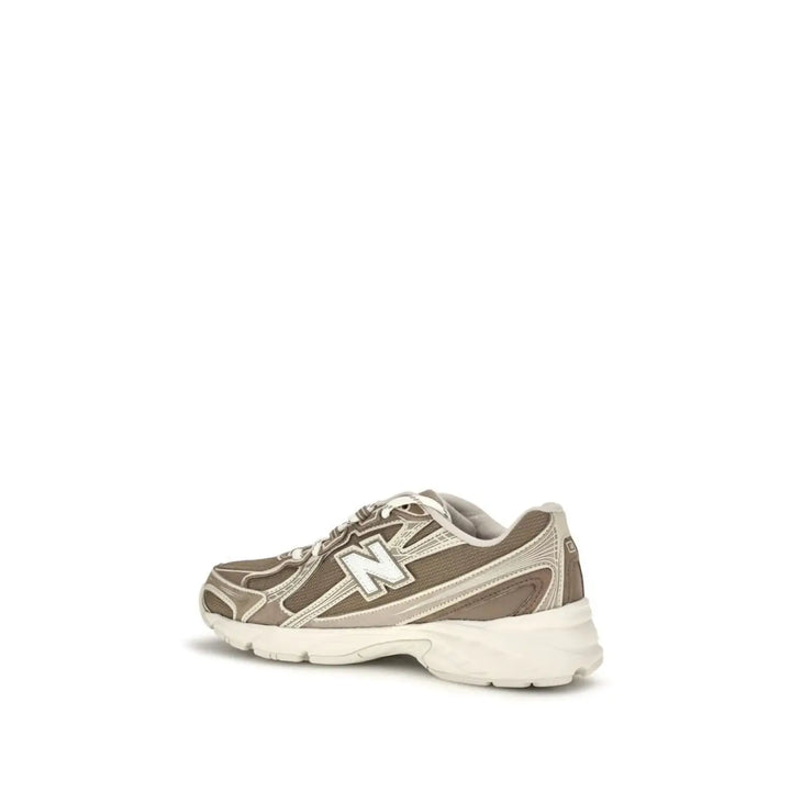New Balance Beige Nylon Athletic Sneakers