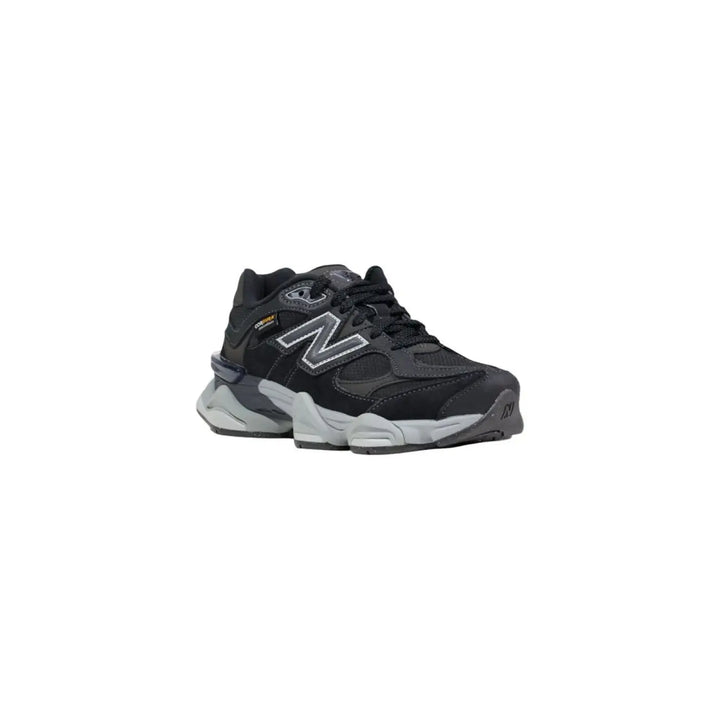 New Balance Black Suede Leather Chunky Sneakers