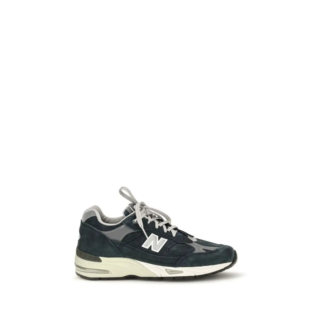 New Balance Blue Suede Leather Athletic Sneakers