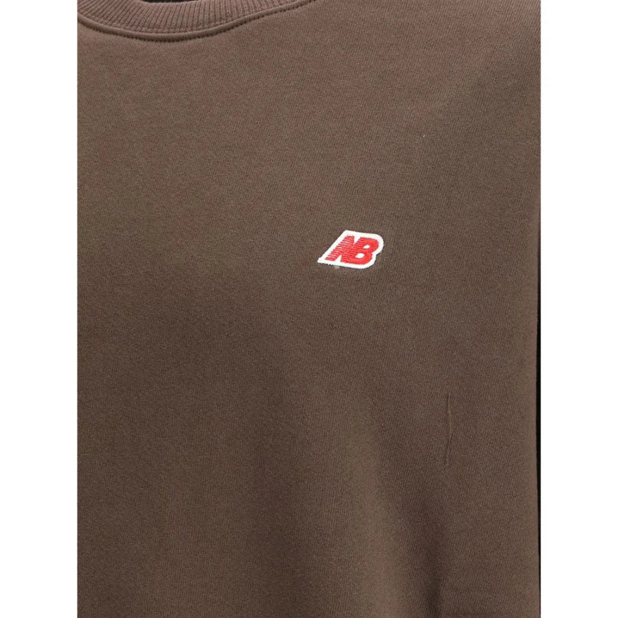 New Balance Brown Cotton Sweatshirt