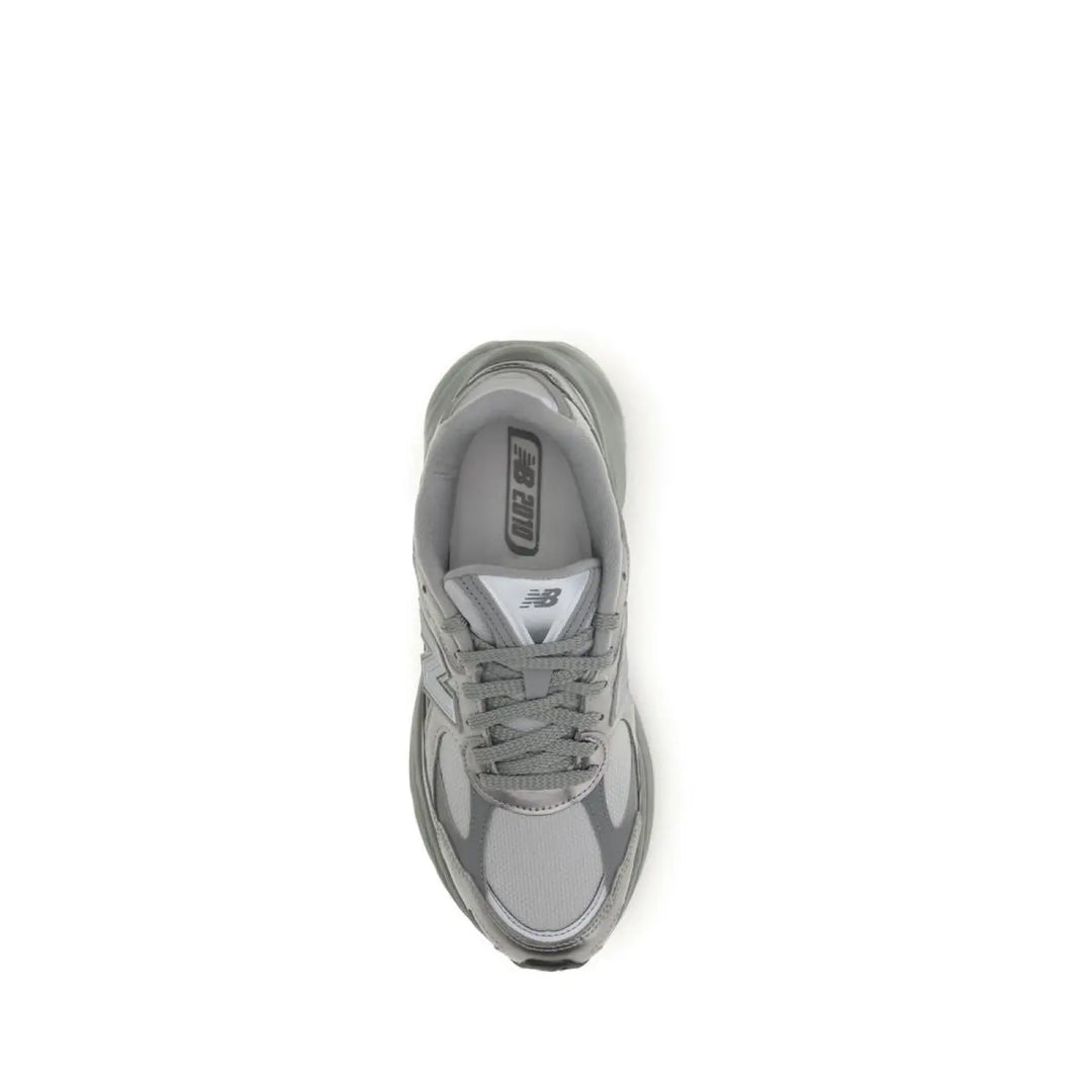 New Balance Gray Fabric Athletic Sneakers