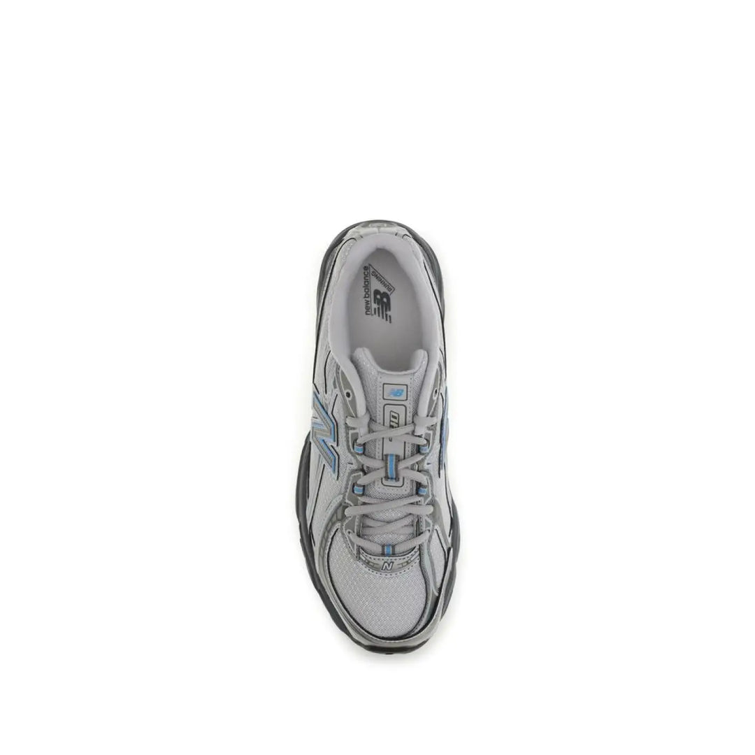 New Balance Gray Fabric Athletic Sneakers