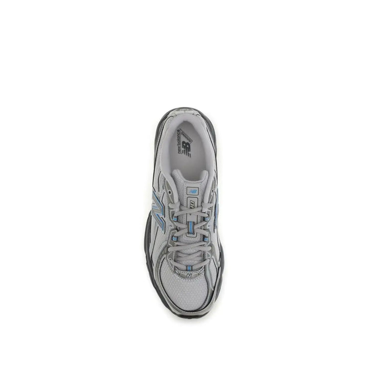 New Balance Gray Fabric Athletic Sneakers