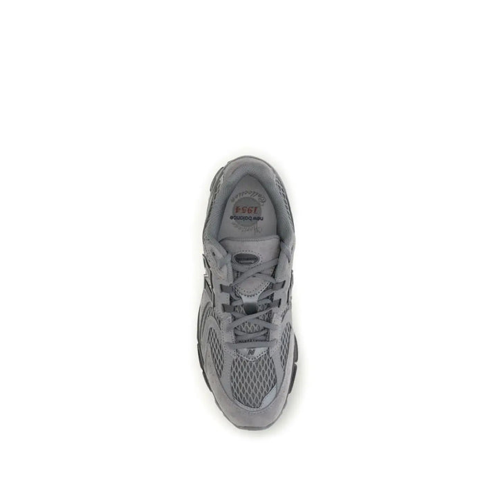 New Balance Gray Fabric Athletic Sneakers