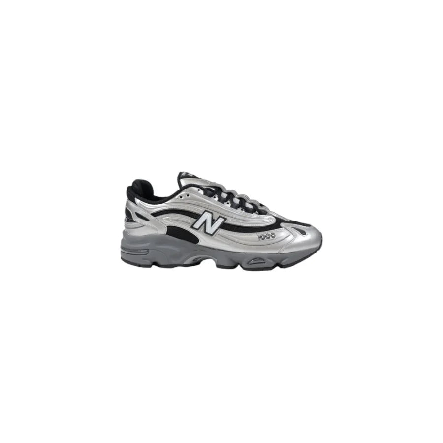 New Balance Silver Synthetic Athletic Sneakers