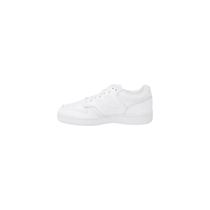 New Balance White Leather Athletic Sneakers