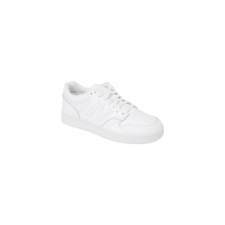New Balance White Leather Athletic Sneakers