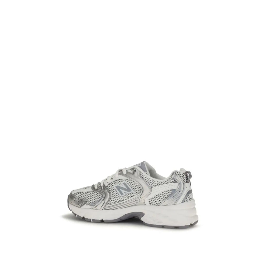New Balance White Polyamide Athletic Sneakers