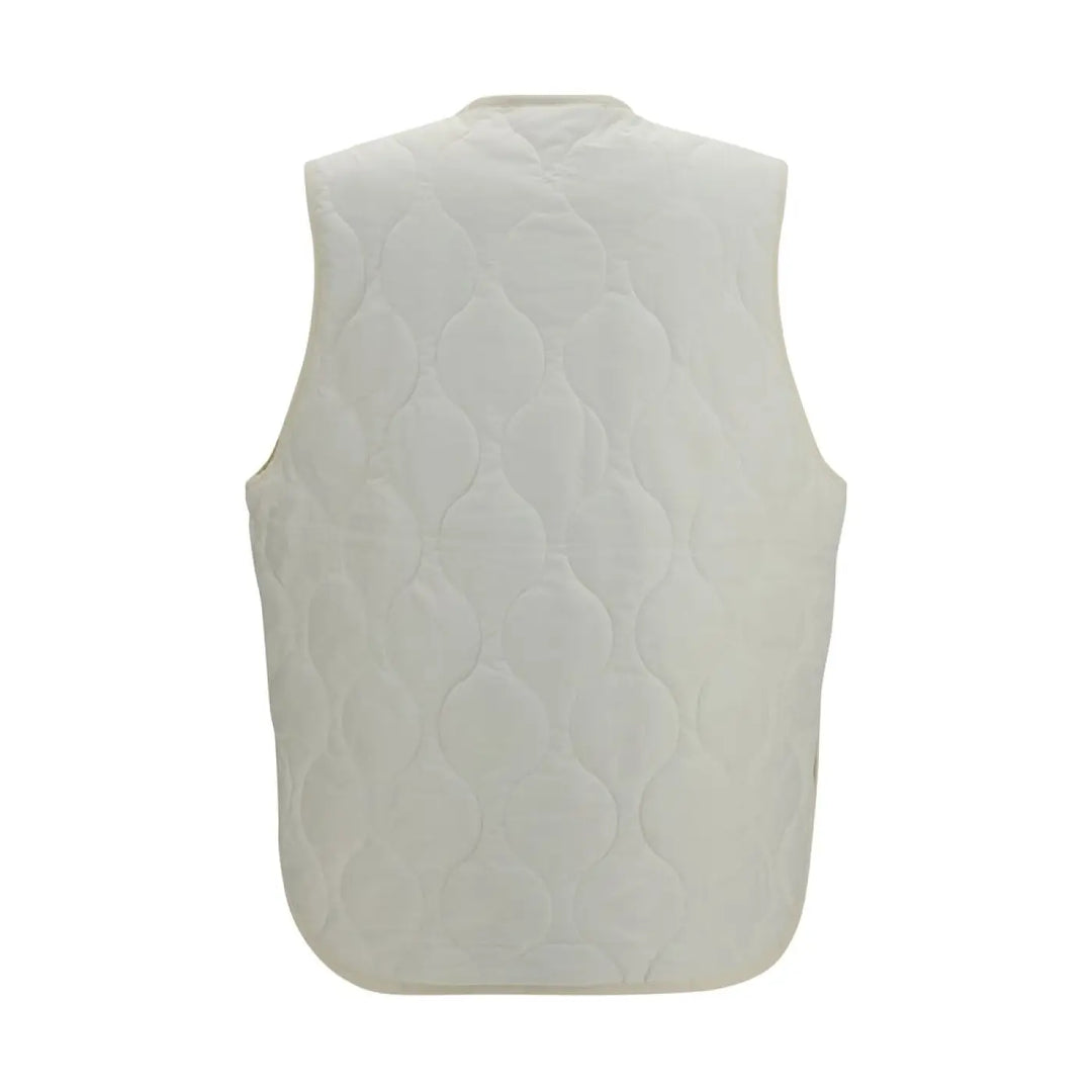 New Balance White Polyamide Sleeveless Jacket