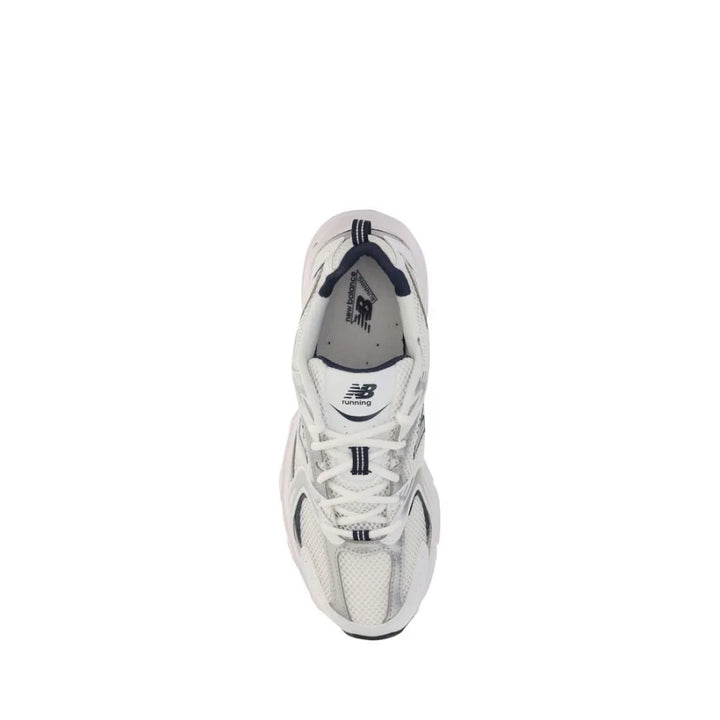 New Balance White Polyethylene Athletic Sneakers