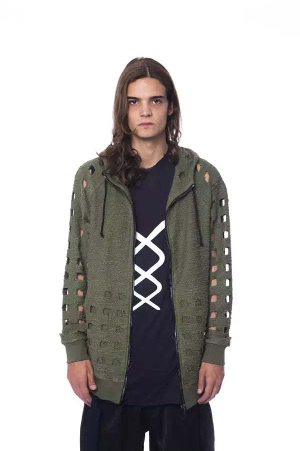 Nicolo Tonetto Army Cotton Men Sweater
