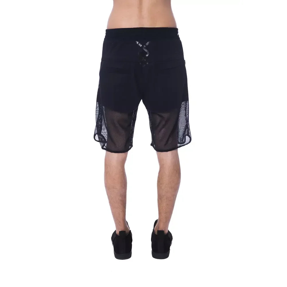 Nicolo Tonetto Black Polyester Men Short
