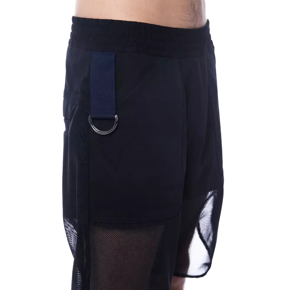 Nicolo Tonetto Black Polyester Men Short