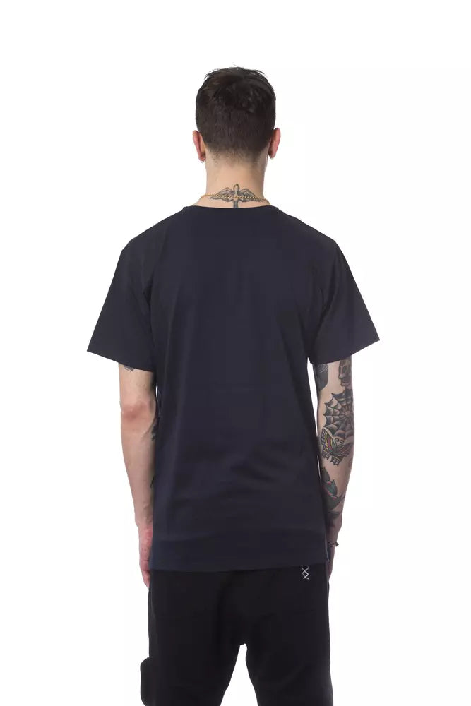 Nicolo Tonetto Blue Cotton Men T-shirt