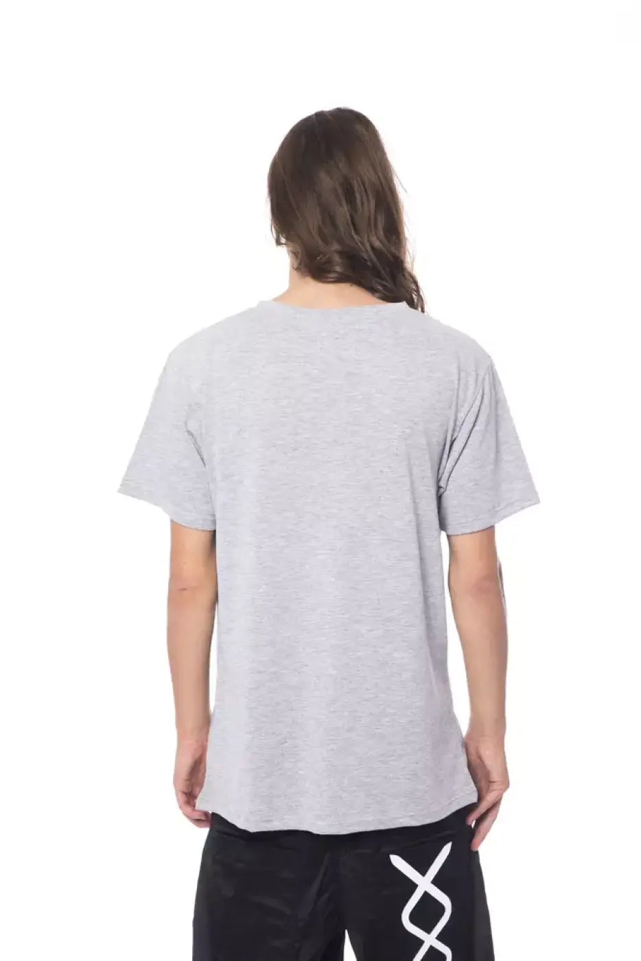 Nicolo Tonetto Gray Cotton Men T-Shirt