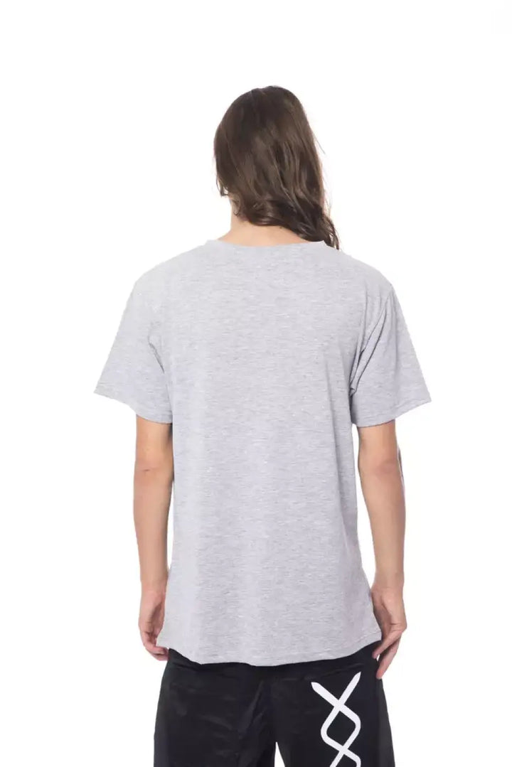 Nicolo Tonetto Gray Cotton Men T-Shirt