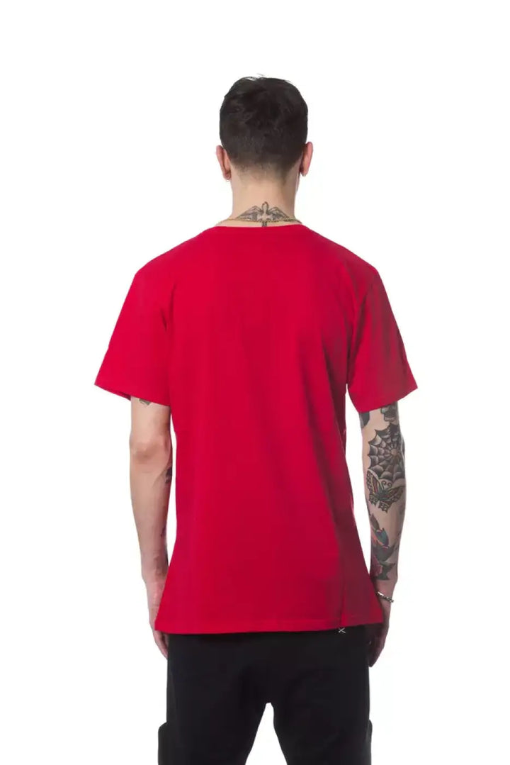 Nicolo Tonetto Red Cotton Men’s T-Shirt