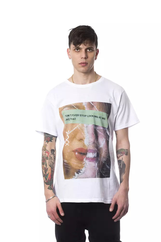 Nicolo Tonetto White Cotton Men T-shirt