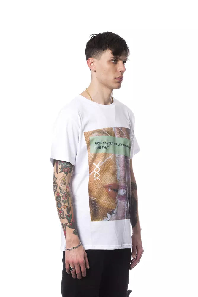 Nicolo Tonetto White Cotton Men T-shirt