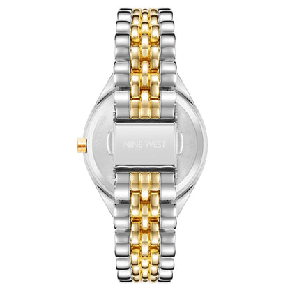 Nine West Multicolor Metal Dress Watch