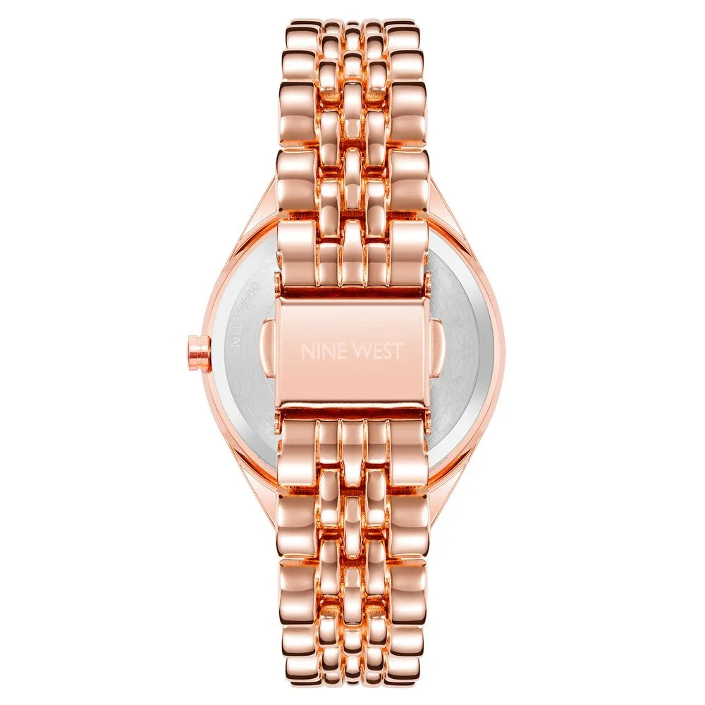Nine West Multicolor Metal Dress Watch