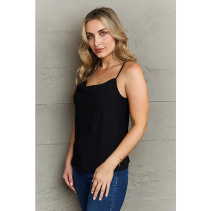 Luxurious Weekend Cami with Customizable Fit for Every Occasion Clothing Tops Trendsi