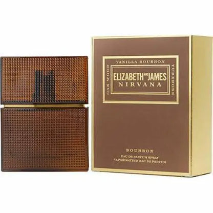 Experience the Allure of Nirvana Bourbon Eau with Spicy Vanilla Notes Women’s Perfume Elizabeth & James