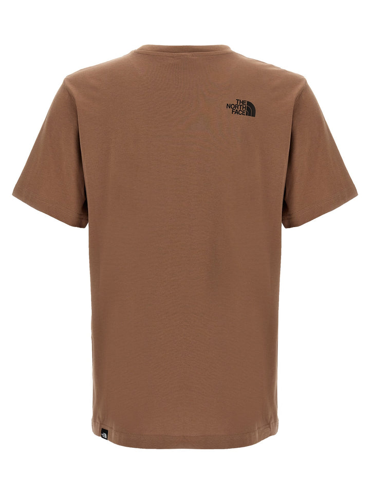 The North Face Brown Cotton T-shirt