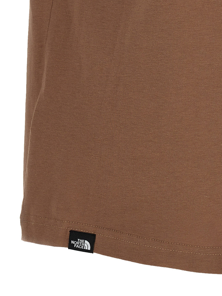The North Face Brown Cotton T-shirt
