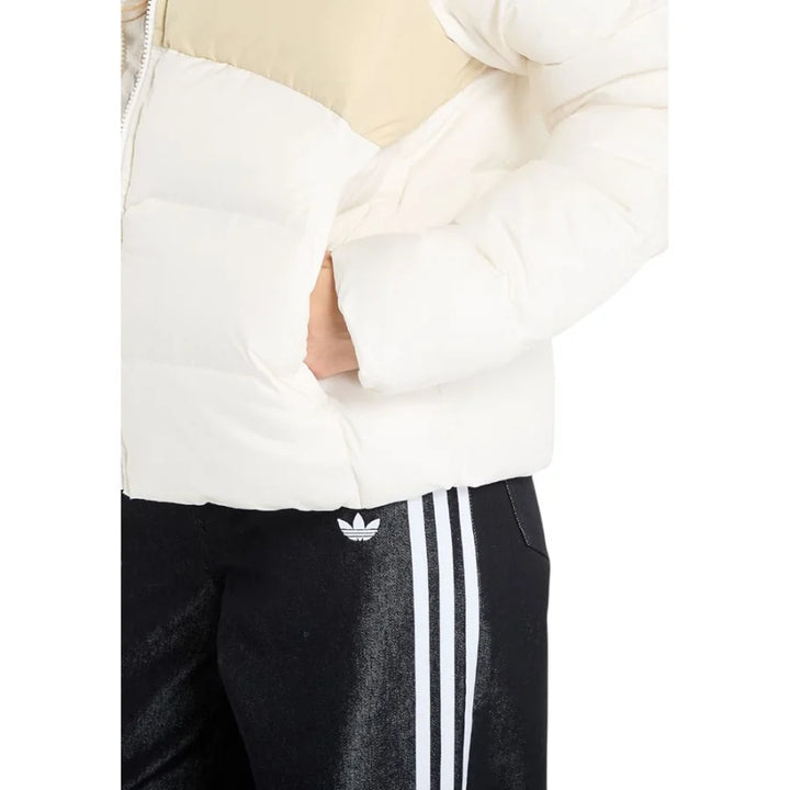 The North Face Cream Polyester Coat