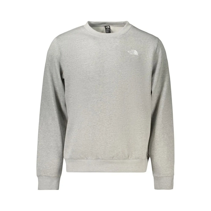 The North Face Gray Cotton Men’s Sweatshirt