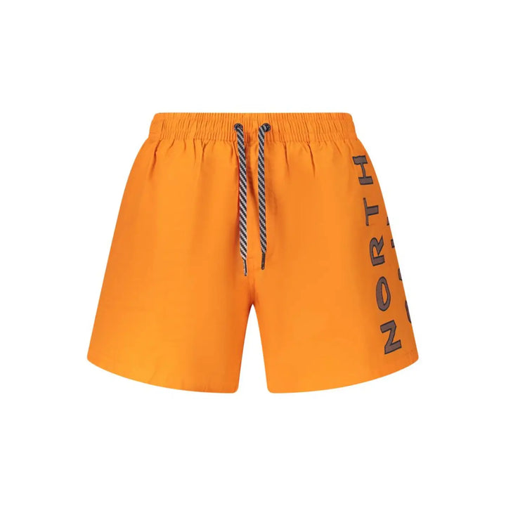 North Sails Arancione Nylon Mens Swim Trunk