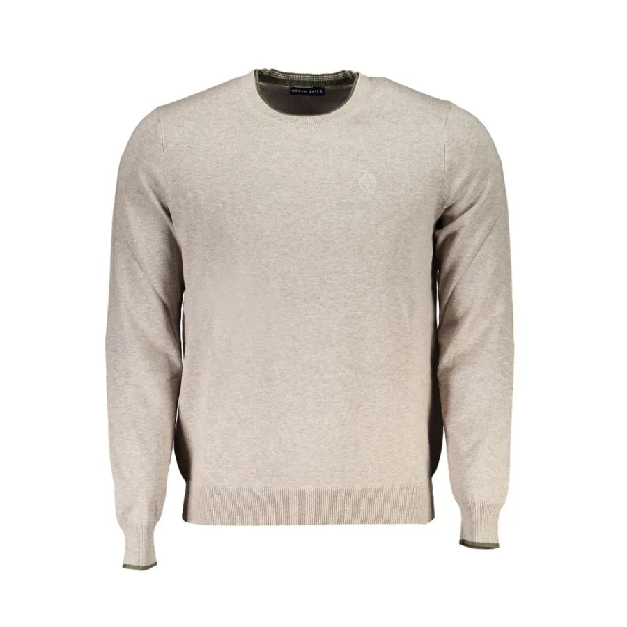 North Sails Beige Cotton Men’s Sweater